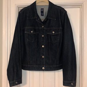 Gap Blue Jean Jacket/Dark Wash